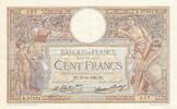 Frankreich 100 francs 100 Francs LOM - large cartridges - 17-11-1932 - Serial R.37832 -