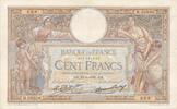 Frankreich 1932 100 Francs LOM - large cartridges - 15-09-1932 - Serial R.36936 III / SS