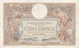 Frankreich 1932 100 Francs LOM - large cartridges - 27-10-1932 - Serial V.37445 III / SS