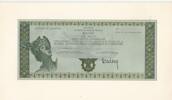 Frankreich 10000 francs Cheque proof of 10 000 francs BNCI - Specimen II / VZ