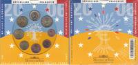 Frankreich UNC Set France 2006 - 8 euro coins -