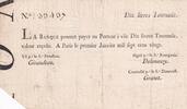 Frankreich 1720 10 Livres Bank of Law - 01-01-1720 - error note without espèces d'argent III / 