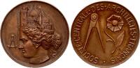 Frankreich Société Centrale des Architectes Français - Bronze token  III / SS