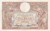 Frankreich 100 francs 100 Francs Luc Olivier Merson - 14-12-1933 - Serial B.42219 -