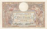 Frankreich 1934 100 Francs Luc Olivier Merson - 18-01-1934- Serial V.42818 III / SS