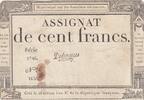 Frankreich 100 francs 100 francs - 18 Nivose An III - 1794 - Sign. Dehogues - Serial 1746 -
