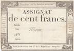 Frankreich 100 francs 100 francs - 18 Nivose An III - 1794 - Sign. Morin - Serial 760 -
