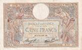 Frankreich 1937 100 Francs Luc Olivier Merson - 02-12-1937 - Serial F.56033 IV / S+