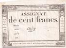 Frankreich 100 francs 100 Francs - 18 Nivose An III - (07.01.1795) - Sign. Oudry - Serial 3920 -