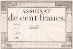 Frankreich 100 francs 100 Francs - 18 Nivose An III - (07.01.1795) - Sign. Lenoir - Serial 722 -