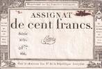 Frankreich 100 francs 100 Francs - 18 Nivose An III - (07.01.1795) - Sign. Pierre - Serial 2030 -