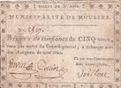 Frankreich 5 sous 5 Sous - Allier - Moulins - 1791-1792 -