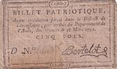 Frankreich  5 Sols - Aude - Carcassonne - 1792 III / SS