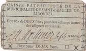 Frankreich 2 sous 2 Sous - Aveyron - Saint Beaulise de Lirondel - 1791-1792 -