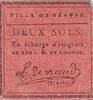 Frankreich  2 Sols - Côte dOr - Ville de Beaune - 09 Avril 1792 III / SS