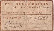Frankreich 15 sous 15 Sous - Gard - Commune de Uzès - 1791 -