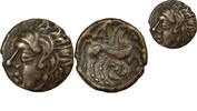 Gaule (Carnutes) 1 drachme Ie siècle Av JC Carnutes - Drachm with Wolf and Horse - Ist Century BC TTB/TTB+