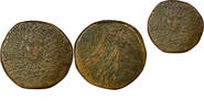 Pièce Königreich Pontos 1 tetrachalque Bronze Mithridates VI 85-65 AV JC Amisos III / SS