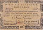 Frankreich  3 Sols - Maine et Loire - Municipalité de Coron - 1792 III / SS