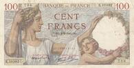 Frankreich 100 francs 100 francs - Sully - 02-05-1940 - Serial E.10382 -