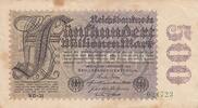 Deutschland 500000000 mark 500 millionen Mark - Reichsbanknote - Serial WB-31 - 1923 -