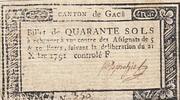 Frankreich 40 sols 1791 10 sols - Orne - Saint Cornier patriotic establishment - 1794 III / SS