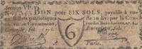 Frankreich  6 sols - Seine - Paris - Compagnie de Commission - 1792 III / SS