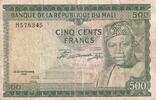 500 francs 1960 Mali 500 Francs - Pdt. Modibo Keita - Building - 22/09/1960 - Serial H IV / S