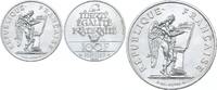 Frankreich  100 Francs Human rights - 1989 Silver II / VZ