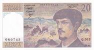 Frankreich 20 francs 20 Francs - Debussy - 1985 - Serial Q.015 -