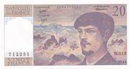 Frankreich 20 francs 20 Francs Debussy - 1987 - Serial W.013 -