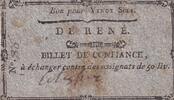 Frankreich 20 sols 20 Sols - Sarthe - Commune de René - 1792 -