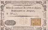 Frankreich 2 sols 2 Sols 6 Deniers - Sarthe - Municipalité de la Flèche - Serial B - 1791 -