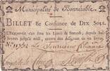 Frankreich 10 sols 10 Sols - Sarthe - Municipalité de Bonnetable - 1792 -