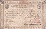 Frankreich 5 sols 5 Sols - Sarthe - Municipalité de Château-du-Loir - 03-1792 -