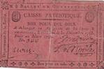 Frankreich 10 sols 10 Sols - Sarthe - Municipalité de Château-du-Loir - 03-1792 -