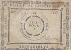 Frankreich 10 sols 10 Sols - Sarthe - Patriotic fund of Bessé - 1792 - not founded -