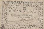 Frankreich 10 sols 10 sols - Sarthe - Patriotic fund of Saint Calais - Not founded - 1792 -