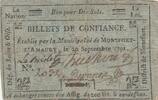 Frankreich 1791 10 sols - Yvelines - Monfort lAmaury municipality - 20-09-1791 IV / S+