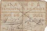Frankreich  10 sols - Deux-Sèvres - Patriotic fund of Melle - 1792 B
