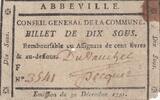 Frankreich  10 sous - Somme - Abbeville County Council - 1791 IV / S+