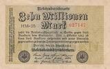 Deutschland 1923 10 millionen mark - Reichsbanknote - Serial HM-25 - 1923 IV / S