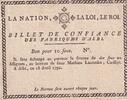 Frankreich  10 Sous - Billet de confiance - 1791 - Fabriques dAlbi II / VZ