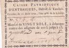 Frankreich  20 sols - Caisse patriotique dEntraigues, District de Vaucluse - 1792 - n°874 III / SS