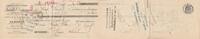Frankreich  12 francs - Bank cheque receipt - Fenaille & Despeaux - 1908 III / SS