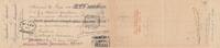 Frankreich  186.85 francs - Bank cheque receipt - Syndicat agricole de Béziers et du Languedoc - 1914 III / SS