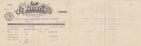 Frankreich  35.20 francs - Bank cheque receipt - La prévoyance - 1917 III / SS