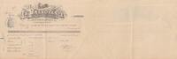 Frankreich  35.20 francs - Bank cheque receipt - La prévoyance - 1913 III / SS