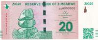 Simbabwe 20 Zig 20 Zig - Chiremba - 2024 - Serial AA -