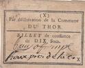 Frankreich 10 sous 10 sous - Vaucluse - Le Thor - 1792 -